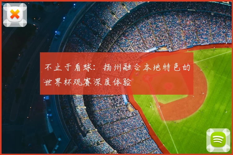不止于看球:扬州融合本地特色的世界杯观赛深度体验